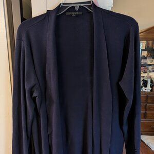 2/$20 Cyrus Navy Open Front Drape Cardigan XL